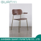 Silla de comedor de muebles de metal nuevo moderno