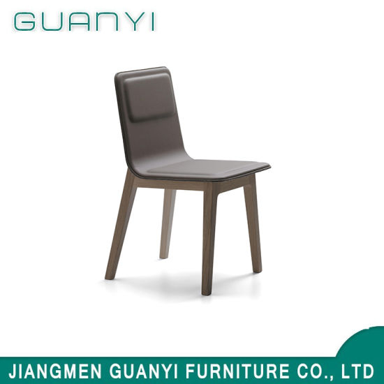 Silla de comedor de muebles de madera simple de madera