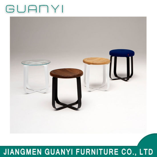 2019 Muebles de madera modernos Metal Cafa Ottoman