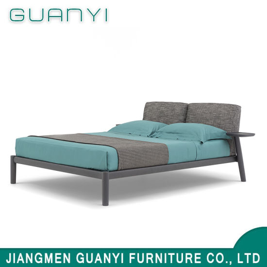 2019 Mobiliario de madera moderno de madera cama doble