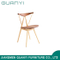 2019 nuevo precio de fábrica Silla de comedor de madera simple