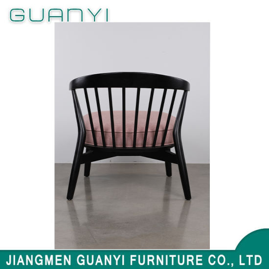 Tapicería Sillón de madera de madera maciza