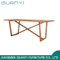 Mesa de comedor de muebles de madera simple de ceniza