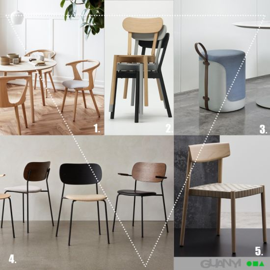 Muebles de madera comerciales SILLA DE MADERA SOLIDA SILLA DE COMERDO