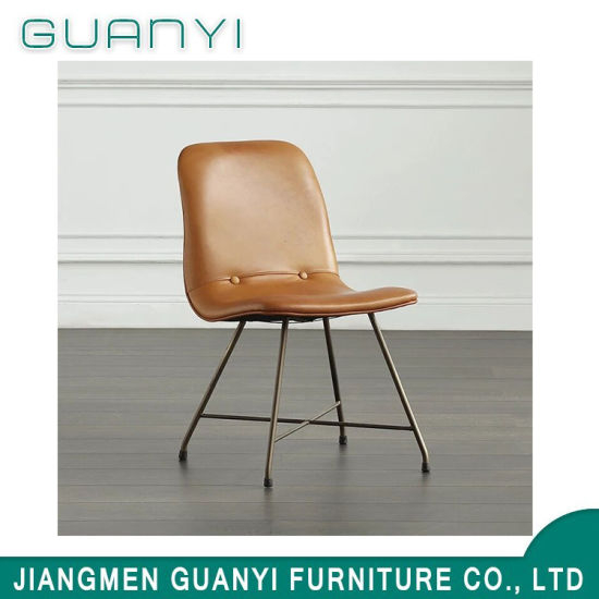 2019 Modern Metal PU Cuero Restaurante Silla de oficina