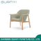 Sillón de tela de ocio de muebles de ceniza simple