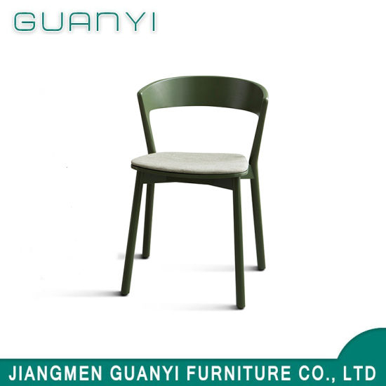 2019 Venta caliente moderna Conjuntos de comedor de madera Silla de restaurante