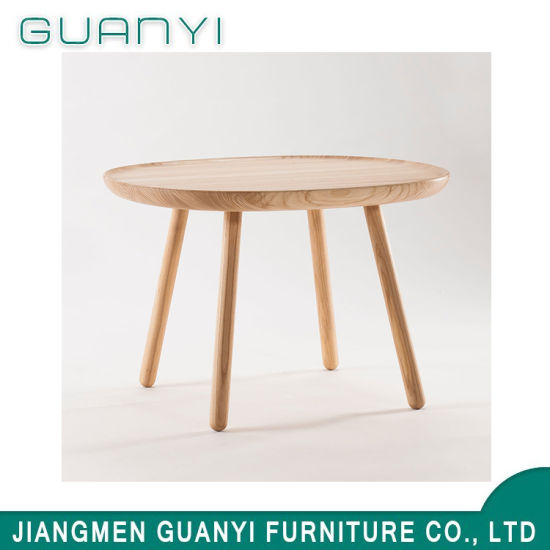2019 Muebles modernos de madera del hotel Cafe Table Side