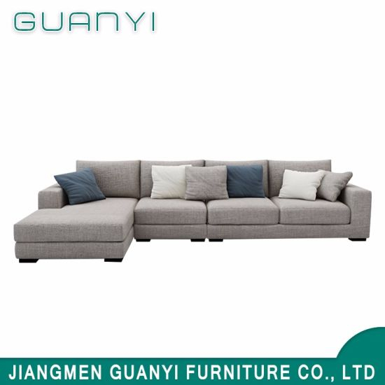 Tela azul 3 plazas de sofá sofá mobiliario