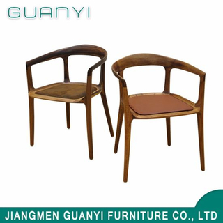 Diseños de silla de comedor de asiento de madera antiguos para muebles