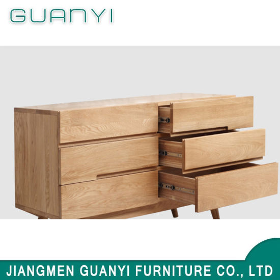 2019 Muebles de madera modernos Tres cajones Dormitorio Carbinet