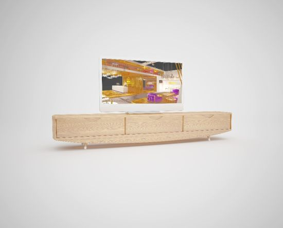 Mesa de TV de madera de diseño de bajo precio
