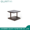Venta caliente moderna cuadrada negro elegante mesa de café
