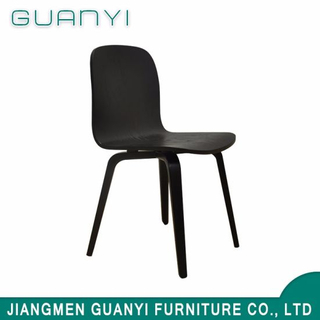 Moderno estilo americano negro oficina reunión silla de madera