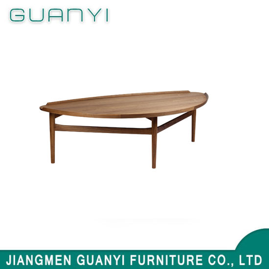 2019 nuevo producto muebles de madera redondos muebles de madera mesa de café