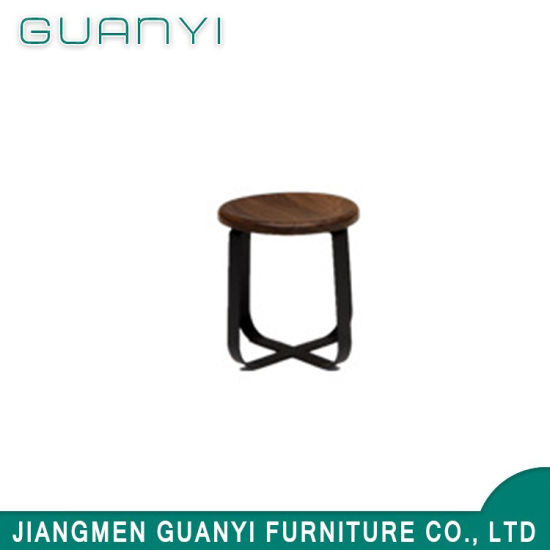 2019 Muebles de madera modernos Metal Cafa Ottoman
