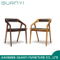 MODERNA MODA TIPO DOBLE TIPO DE MADERA DE PU SEAT SIGHT SILLATION