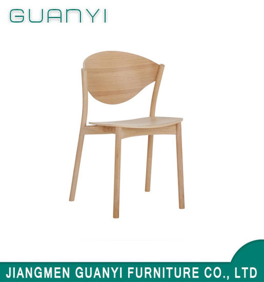 Silla de comedor de madera sólida natural de la venta caliente 2019