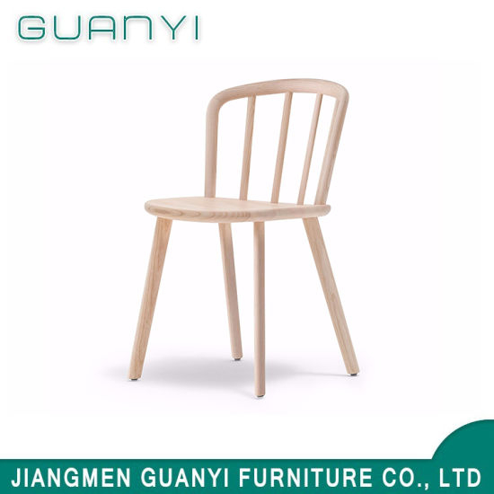 2018 Roma New Design Ash Wood Furniture Dining Restaurant Silla