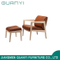 2018 precio de fábrica moderno tela de madera hotel butaca muebles