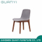 Nueva silla de comedor de piernas de madera de diseño francés para venta