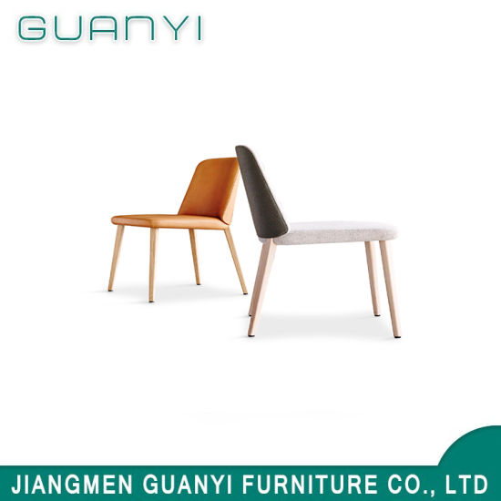 2018 moda clásica tela PU Restaurante Silla de comedor del hotel