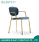 Nueva silla de comedor plateada de oro simple simple