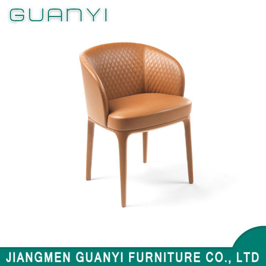 Morden Cómodo silla de comedor de piernas de madera