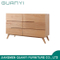 2019 Muebles de madera modernos Tres cajones Dormitorio Carbinet
