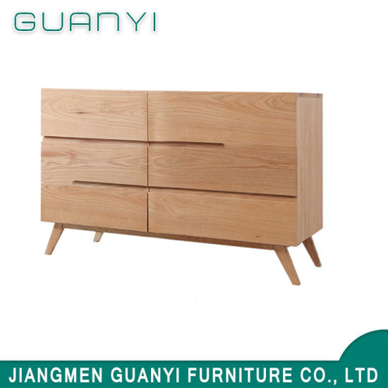 2019 Muebles de madera modernos Tres cajones Dormitorio Carbinet