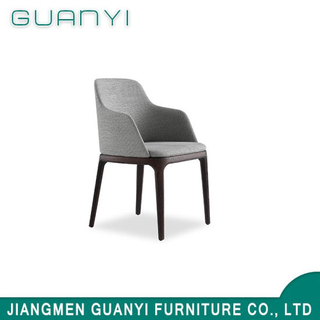 Madera clásica moderna Tela trasera High House Home Silla de comedor