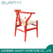 2019 Moderno Colorido Cuerda de papel Muebles de madera Silla de comedor