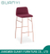 Venta caliente Muebles de metal Rose Golden Bar Taburete