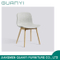 Moderno diseño blanco de madera para uso doméstico de madera silla de hotel