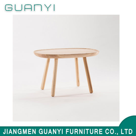 2019 Muebles modernos de madera del hotel Cafe Table Side