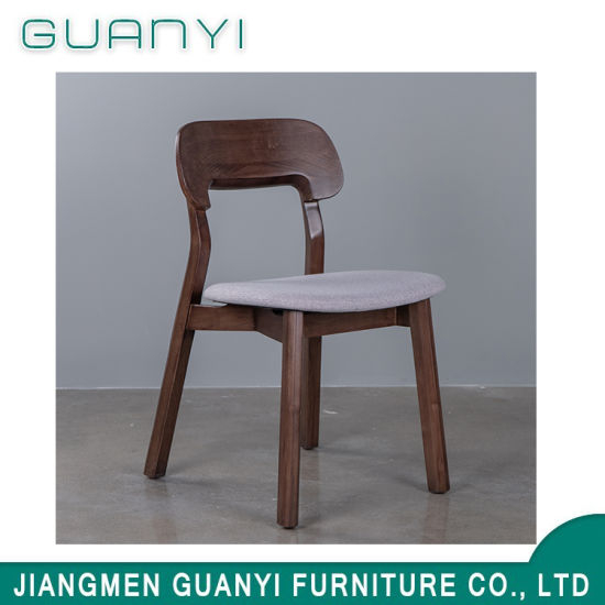 2019 Muebles de madera modernos Conjuntos de comedor Silla de restaurante