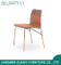 Silla de comedor de ocio chapado en oro metálico 2019