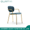 2018 Moderno Golding Legs PU PU Asiento Restaurante Silla de comedor