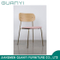 Silla de comedor de muebles de metal nuevo moderno