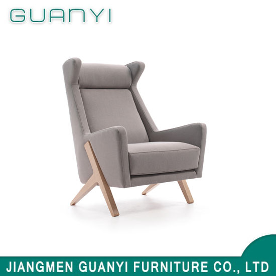 2018 nueva tela moderna del sillón de madera para la venta