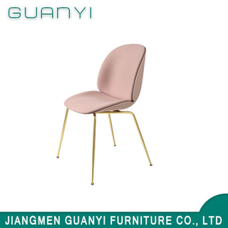 2019 Golden Plated Leg Sill Asiento Home Hotel Silla de comedor